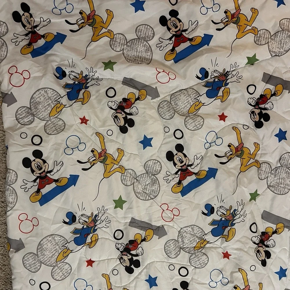 Vintage Y2K Mikey Mouse Clubhouse Blanket 39 X 56